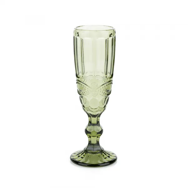 Poháre na šampanské, set 4 ks, 150 ml, farebné vintage, SAVOY TYP 4