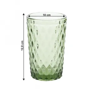 Poháre na vodu, set 4 ks, 350 ml, farebné, retro, VERITAS TYP 1