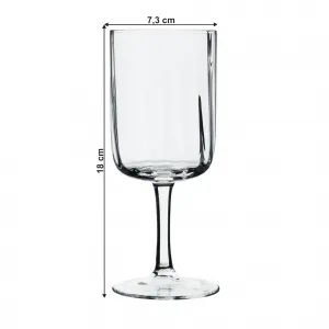 Poháre na víno, set 6 ks, 370 ml, číra, GRANITY TYP 2