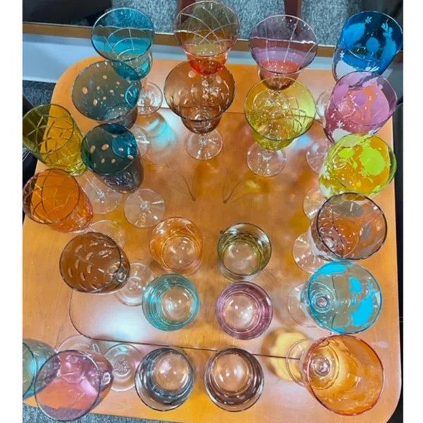 Poháre na vodu, set 6 ks, 390 ml, mix farieb, GAIRA TYP 4