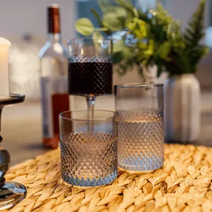Poháre na whisky/vodu, set 6 ks, 200 ml, dymové sklo, AVEIRO TYP 1