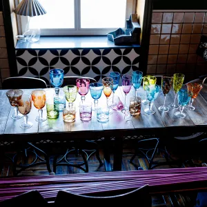 Poháre na vodu, set 6 ks, 390 ml, mix farieb, GAIRA TYP 4