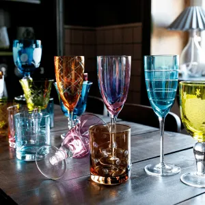 Poháre na vodu, set 6 ks, 390 ml, mix farieb, GAIRA TYP 4