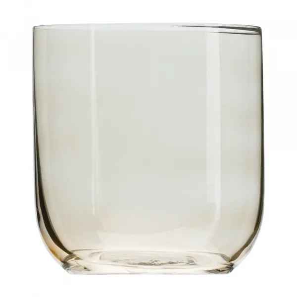 Poháre na vodu, set 6 ks, 360 ml, dymová svetlohnedá, LILO TYP 5