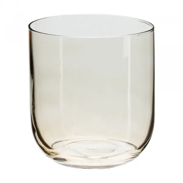 Poháre na vodu, set 6 ks, 360 ml, dymová svetlohnedá, LILO TYP 5