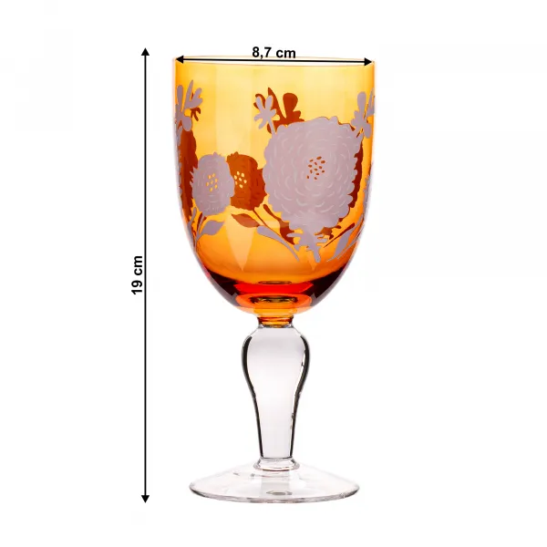 Poháre na víno, set 6 ks, 500 ml, mix farieb, GAIRA TYP 1