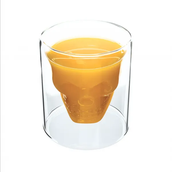 Termo poháre, set 2 ks, lebka, 250 ml, HOTCOOL TYP 8