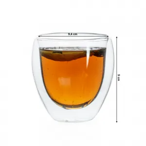 Termo poháre, set 4 ks, na vodu, 250 ml, HOTCOLD TYP 9