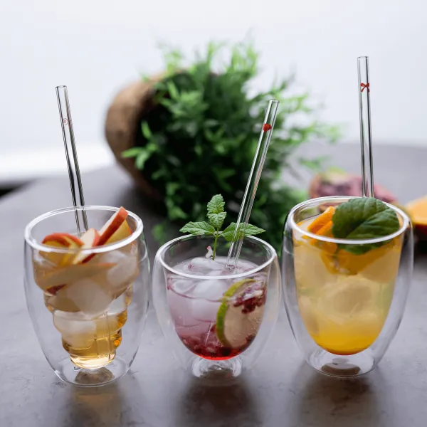 Termo poháre, set 4 ks, na vodu, 250 ml, HOTCOLD TYP 9