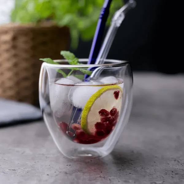 Termo poháre, set 4 ks, na vodu, 250 ml, HOTCOLD TYP 9