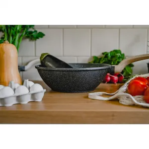 WOK panvica s pokrievkou, priemer 30 cm, KAROTE