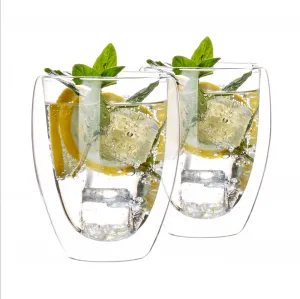 Termo poháre, set 2 ks, na vodu, 350 ml, HOTCOLD TYP 10