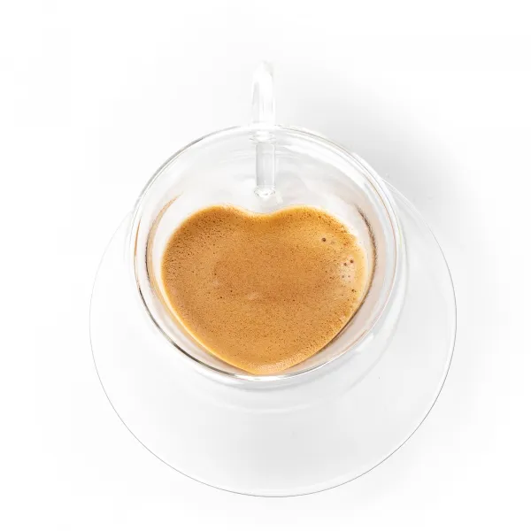 Termo poháre, set 2 ks, šálka Heart s podšálkami, v tvare srdca, 250 ml, HOTCOLDER TYP 29