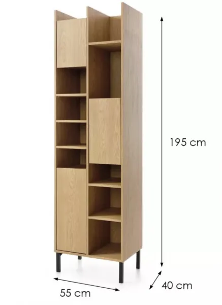 Meblar  Regál SERGIO SE4 | dub baltic