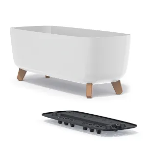 Prosperplast Květináč GRACIE X bílý, varianta 58 cm