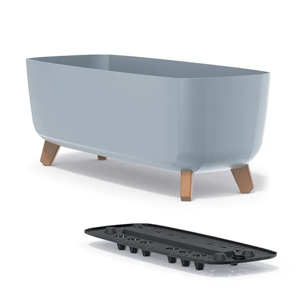 Prosperplast Květináč GRACIE X světle šedý, varianta 58 cm