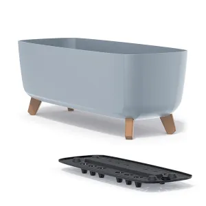 Prosperplast Květináč GRACIE X světle šedý, varianta 58 cm