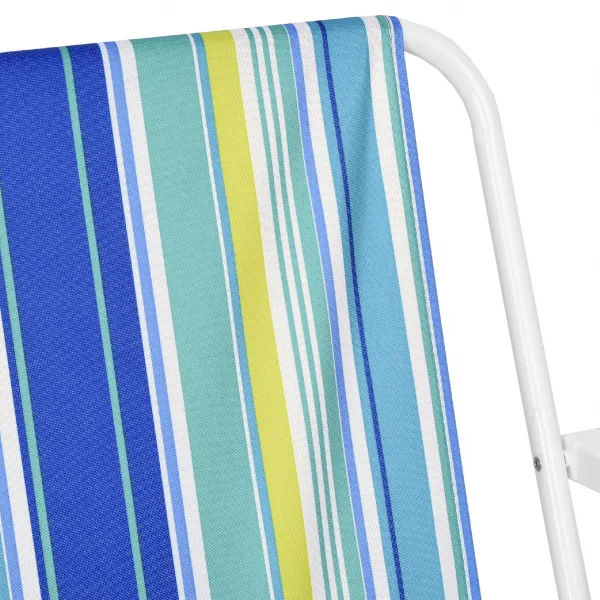 Skladacia turistická stolička Alan Marine Stripes