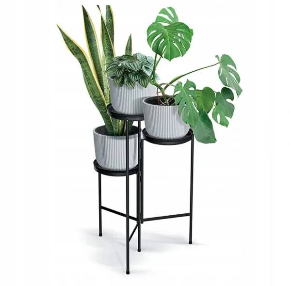 Prosperplast Květinový stojan TOLA STAND 42 cm černý