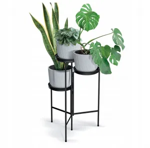 Prosperplast Květinový stojan TOLA STAND 42 cm černý