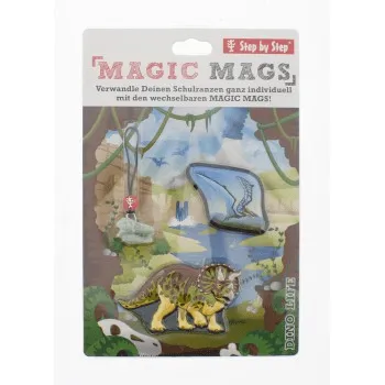 HAMA - Doplnkový set obrázkov MAGIC MAGS Dino Tres k aktovkám GRADE, SPACE, CLOUD, 2v1 a KID