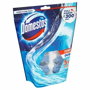 Domestos Power 5 Ocean tuhý WC blok 5 x 55 g