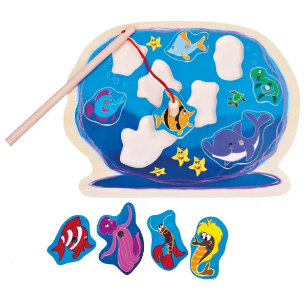 Bino Puzzle Akvárium s prútom