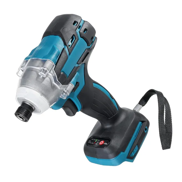 Drillpro bez uhlíkový razový uťahovač, skrutkovač 520Nm vhodný pre batériu MAKITA 18V Batéria: Bez batérie