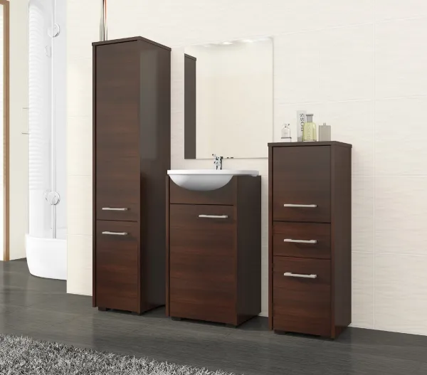Ak furniture Kúpeľňová skrinka Fin I 30 cm venge