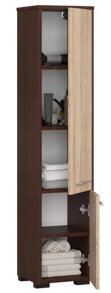 Ak furniture Kúpeľňová skrinka Fin I 30 cm venge/sonoma