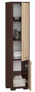 Ak furniture Kúpeľňová skrinka Fin I 30 cm venge/sonoma