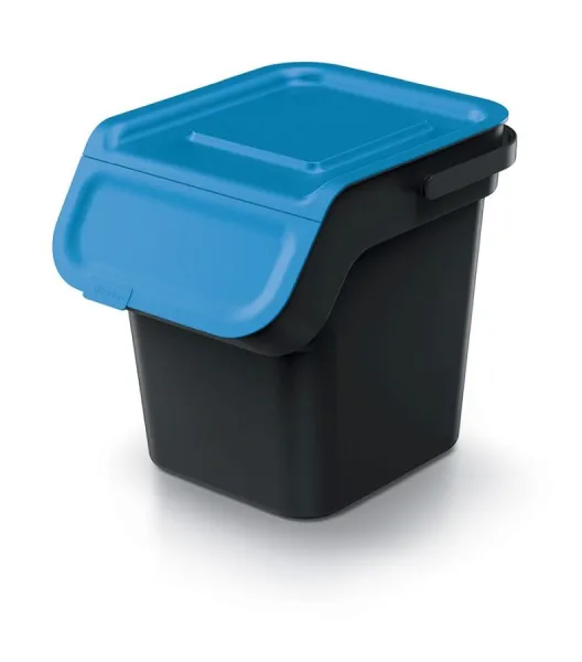Prosperplast Sada 3 odpadkových košov KADDI s filtrom 3 x 20 L čierna