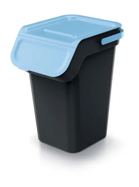 Prosperplast Sada 3 odpadkových košov KADDI s filtrom 3 x 25 L čierna