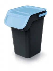 Prosperplast Sada 3 odpadkových košov KADDI s filtrom 3 x 25 L čierna