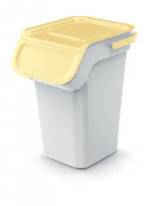 Prosperplast Sada 4 odpadkových košov KADDI s filtrom 4 x 25 L popolavo sivá