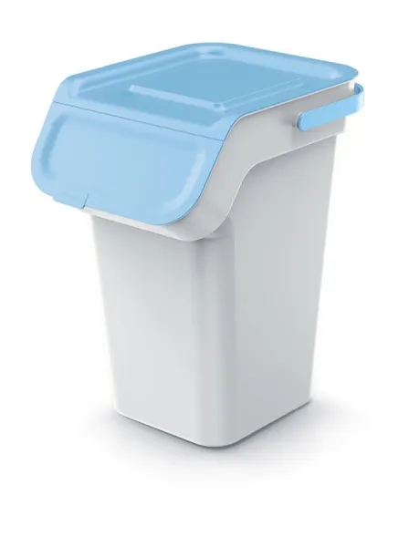 Prosperplast Sada 4 odpadkových košov KADDI s filtrom 4 x 25 L popolavo sivá