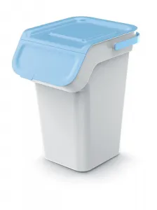 Prosperplast Sada 4 odpadkových košov KADDI s filtrom 4 x 25 L popolavo sivá