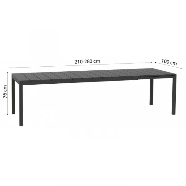 Rozkladací záhradný stôl Nardi Rio 210 Extensible biely