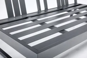 Ocean skid Platform 2-sedačka sivo modrá
