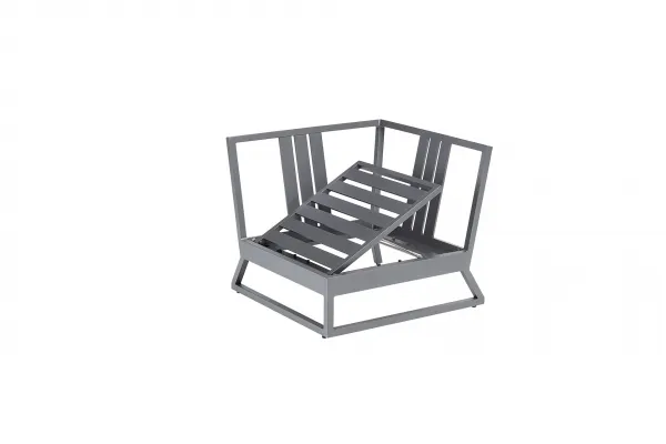 Ocean skid Platform rohový modul sivo modrý