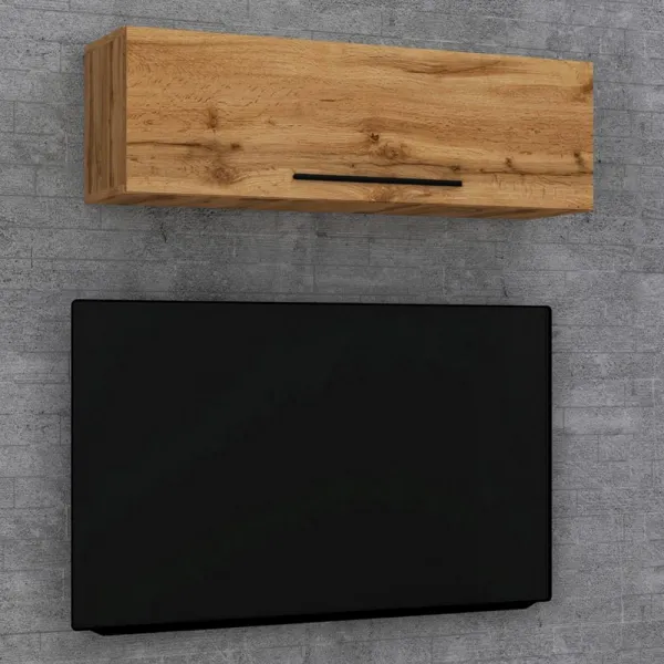 Závesná nízka komoda Arila š: 95 cm, dub medový