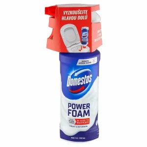 Domestos Power Foam Arctic Fresh čistiaca pena na toaletu a kúpeľňu 435 ml