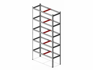 Profitent Pozinkovaný regál 180x90x40, 5 políc nosnosť 875kg