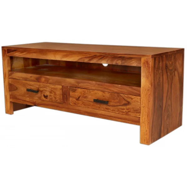 indickynabytok.sk - TV stolík Rami 120x50x45 indický masív palisander
