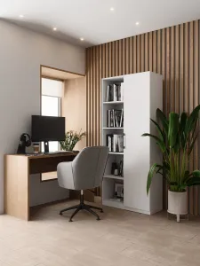 TP Living Knižnica AGAV biela