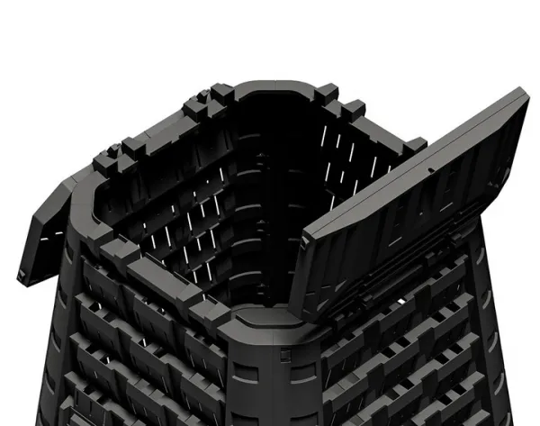 Prosperplast Kompostér EVOREEN VAR 450 L čierny