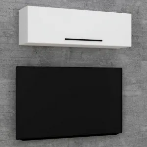 Závesná nízka komoda Arila š: 95 cm, biela