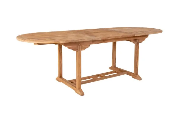 Norddan Dizajnový záhradný stôl Risha 180-240 cm teak