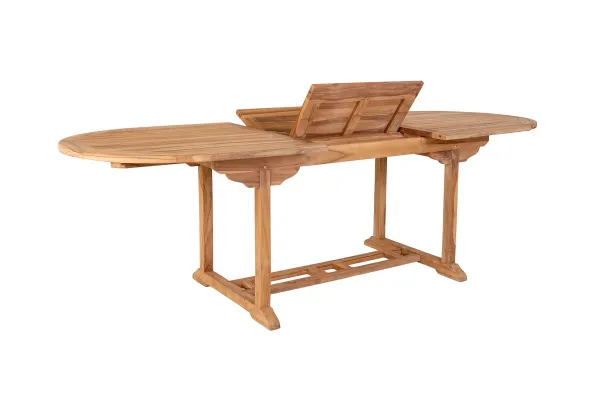 Norddan Dizajnový záhradný stôl Risha 180-240 cm teak