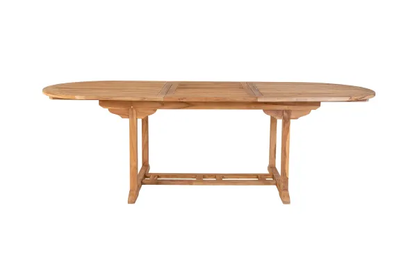 Norddan Dizajnový záhradný stôl Risha 180-240 cm teak
